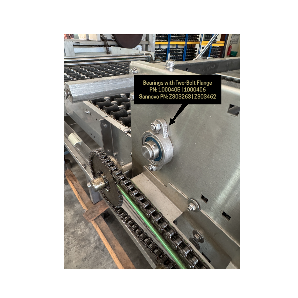 Bearings with Two-Bolt Flange