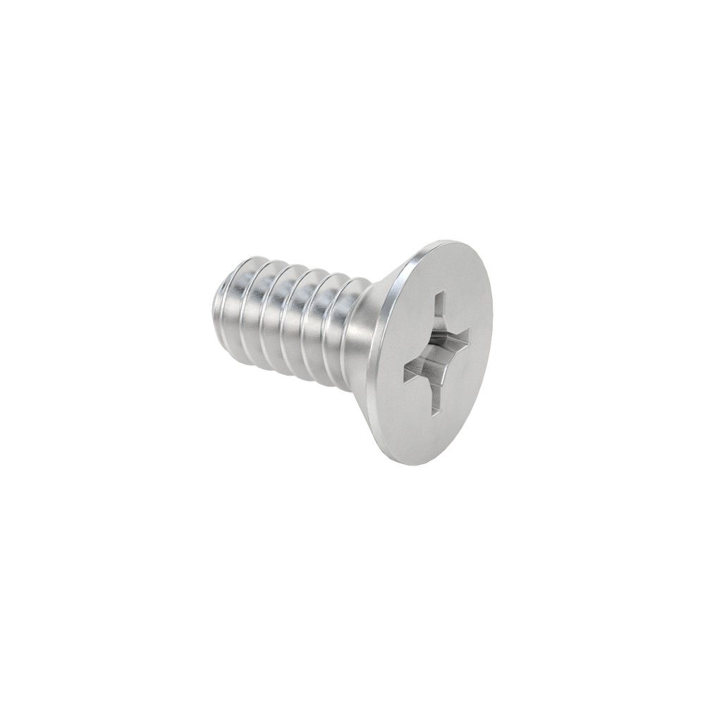 Flat Head Philips 4-40x1/4 (AL)