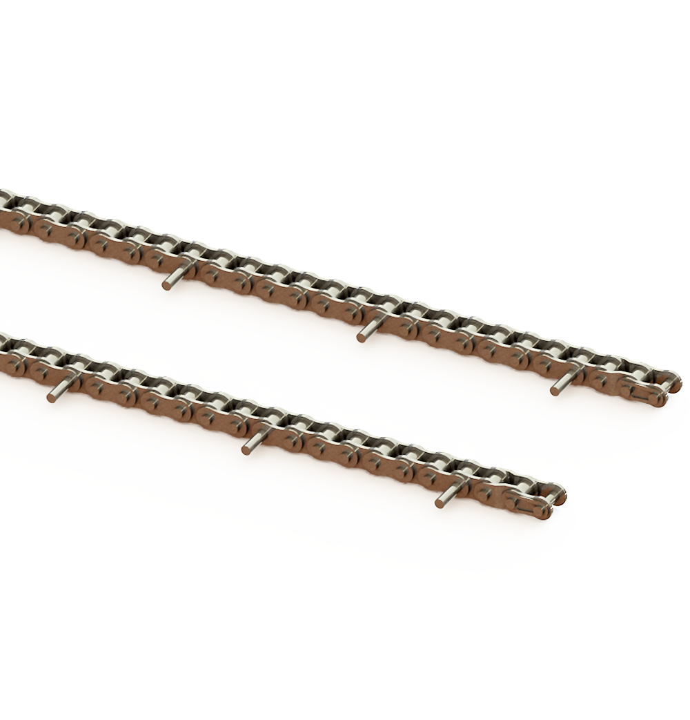 Rolketting vernikkeld